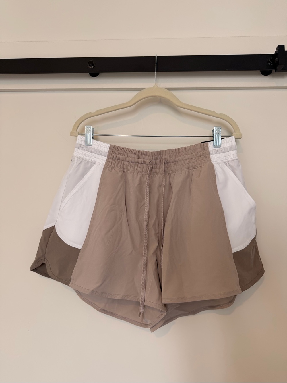 Womens YPB lined high rise workout shorts